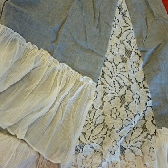 TOP Tunic Top Casual button down - Picture 3 of 4